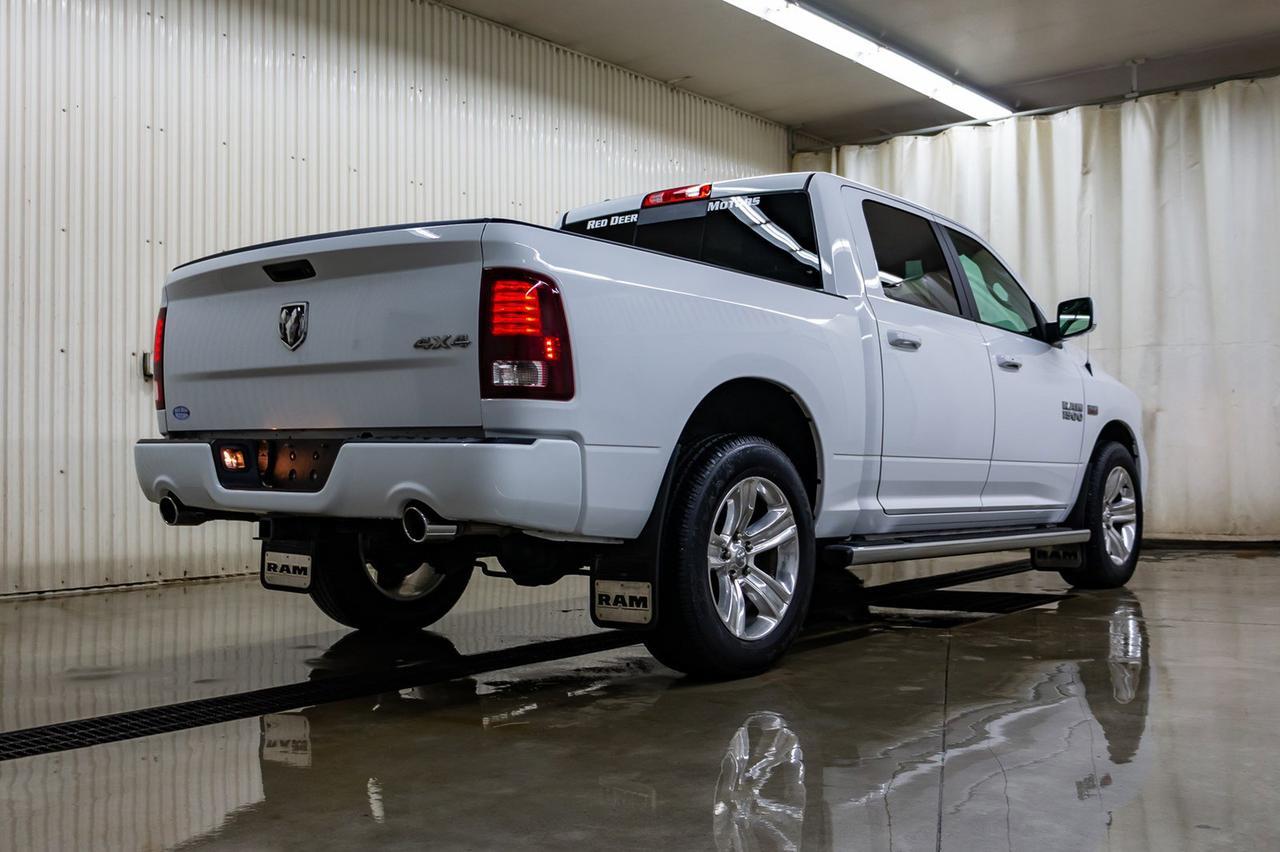2017 Ram 1500 4x4 Crew Cab Sport Leather Roof Nav Red Deer AB