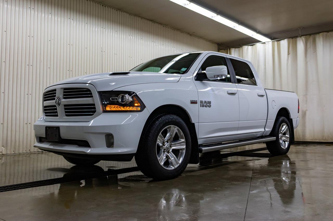 2017 Ram 1500 4x4 Crew Cab Sport Leather Roof Nav Red Deer AB