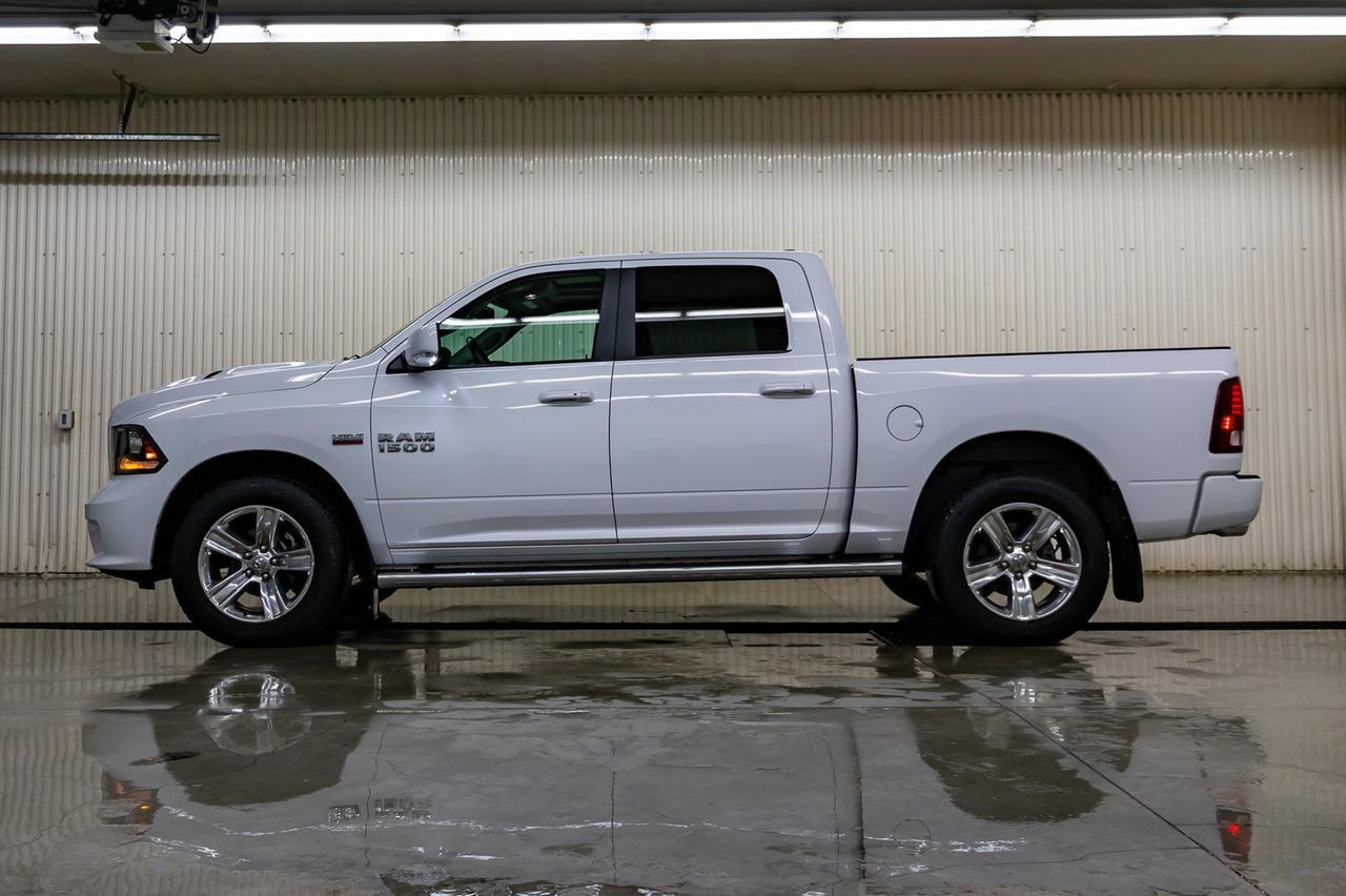 2017 Ram 1500 4x4 Crew Cab Sport Leather Roof Nav Red Deer AB