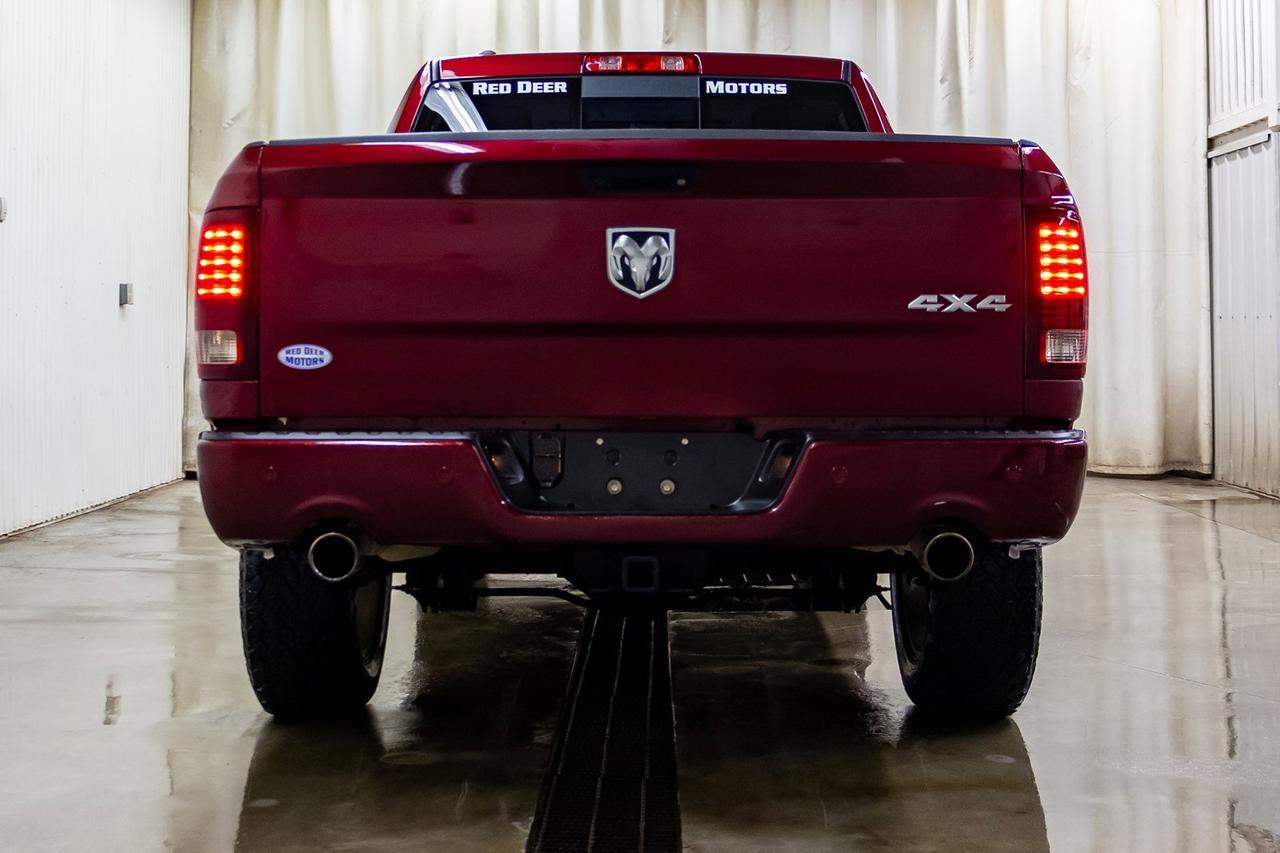 2017 Ram 1500 4x4 Crew Cab Sport Leather Roof Nav Red Deer AB