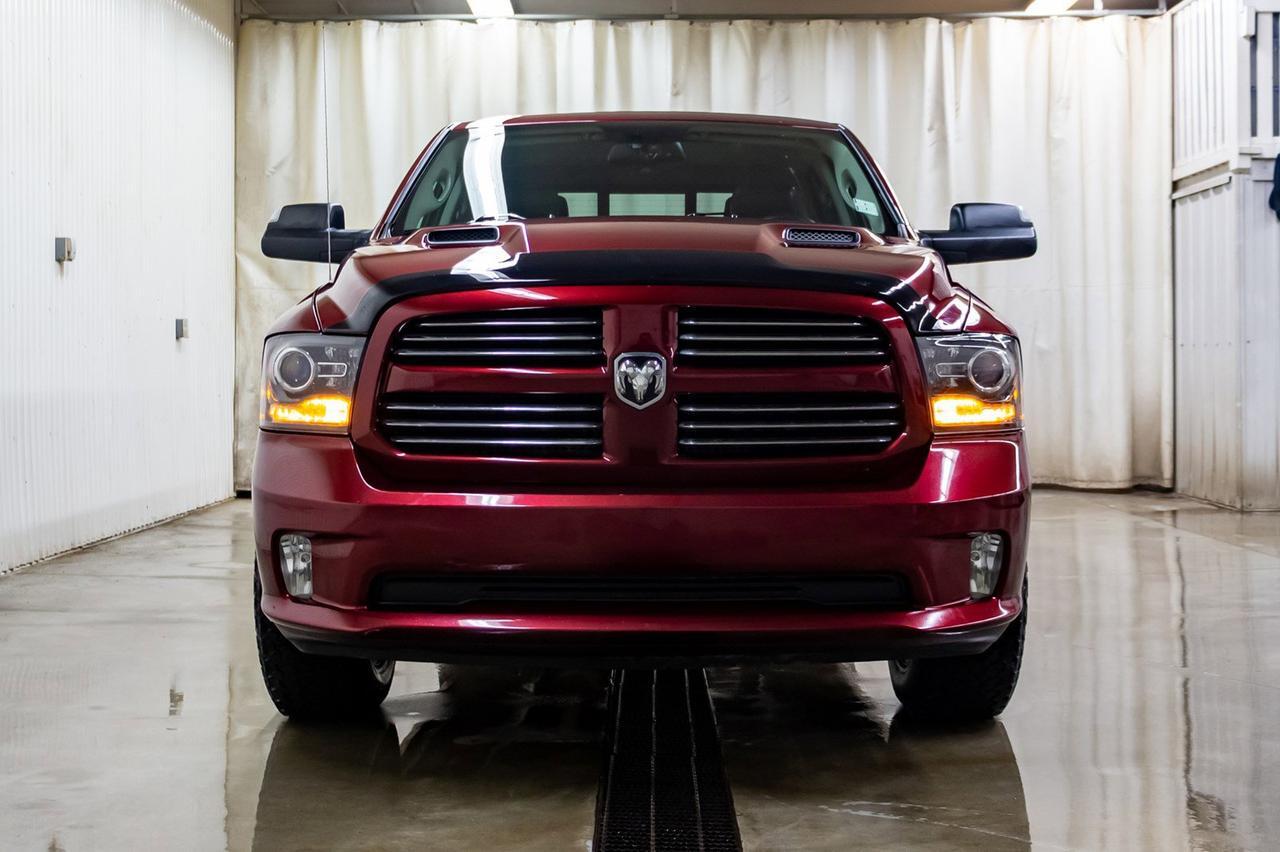 2017 Ram 1500 4x4 Crew Cab Sport Leather Roof Nav Red Deer AB