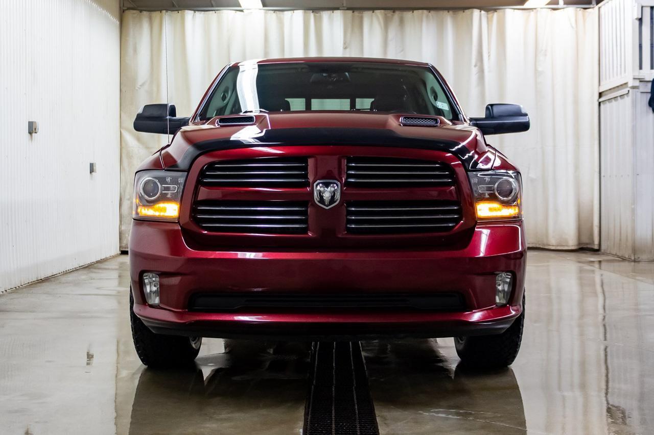 2017 Ram 1500 4x4 Crew Cab Sport Leather Roof Nav Red Deer AB