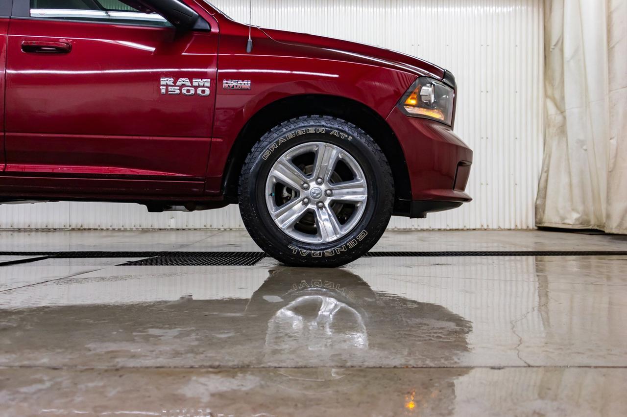 2017 Ram 1500 4x4 Crew Cab Sport Leather Roof Nav Red Deer AB