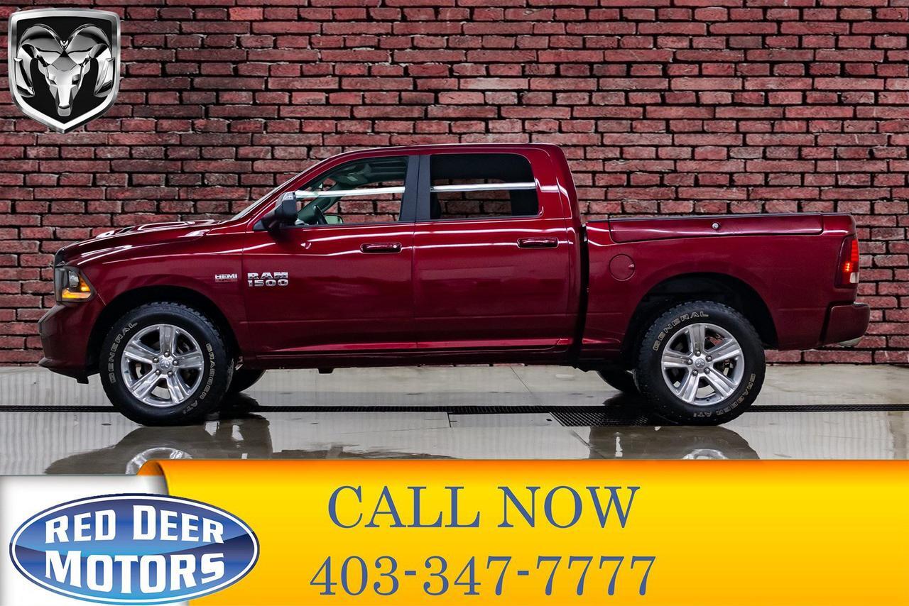 2017 Ram 1500 4x4 Crew Cab Sport Leather Roof Nav