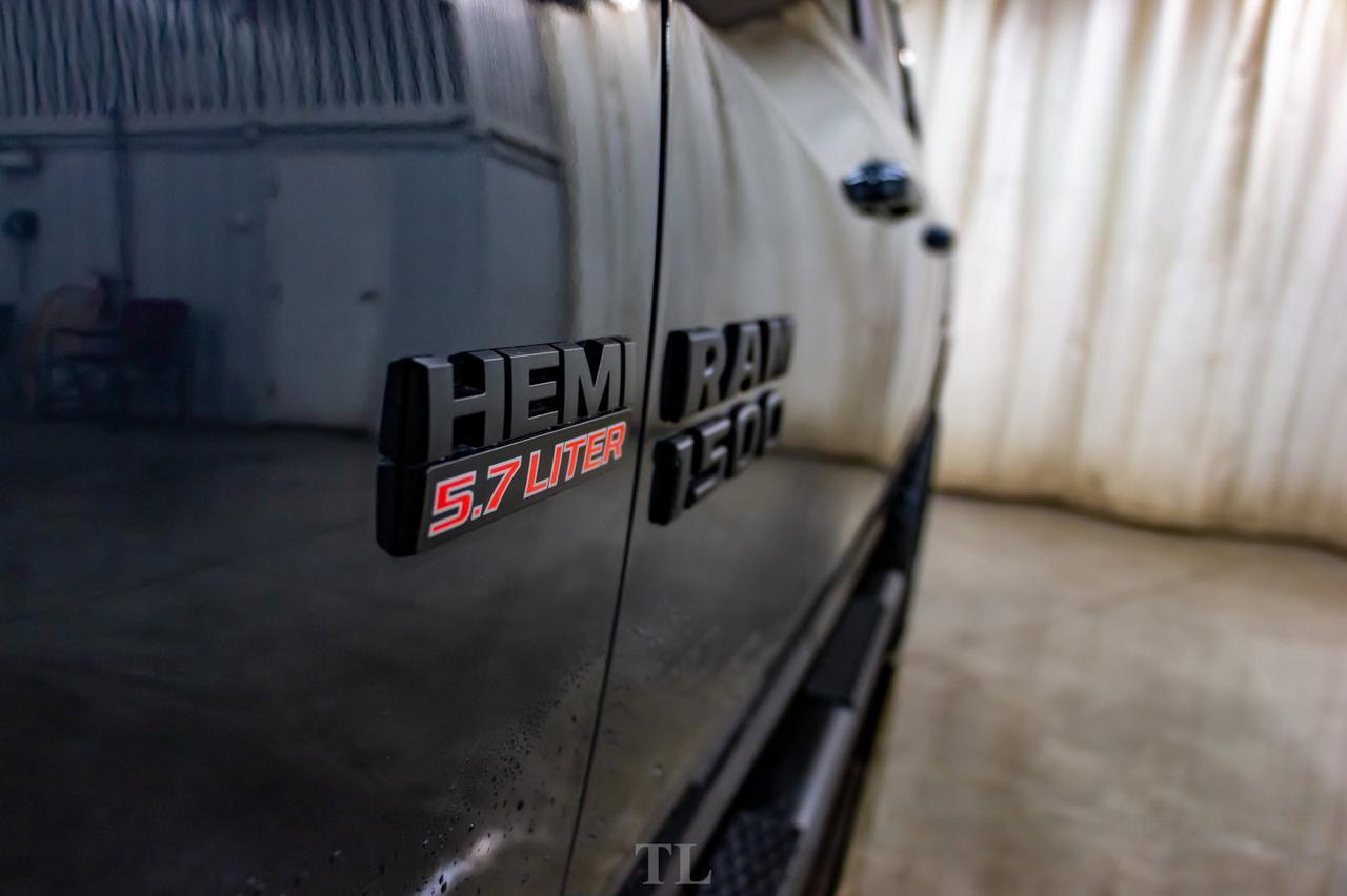 2017 Ram 1500 4x4 Crew Cab Sport Level Kit Wheels Leather Roof Nav Red Deer AB