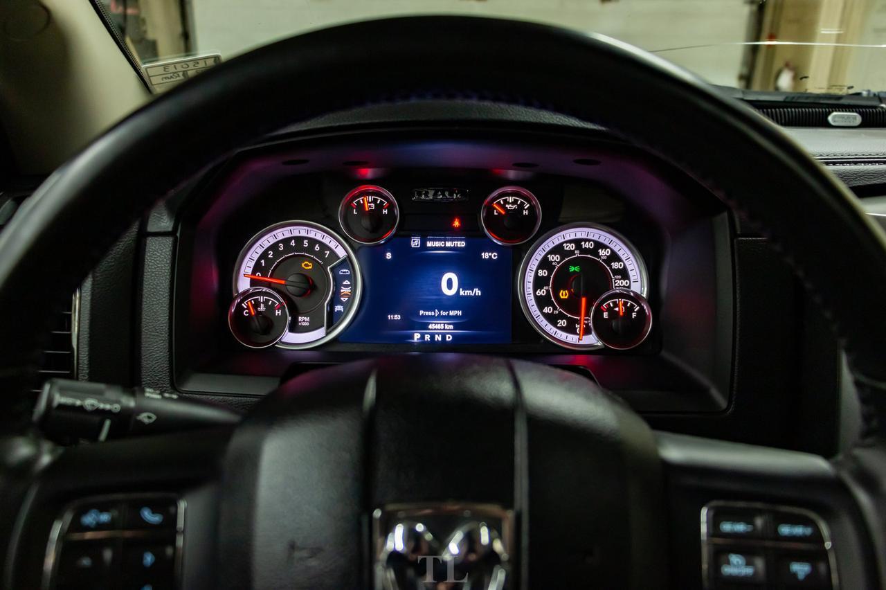 2017 Ram 1500 4x4 Crew Cab Sport Level Kit Wheels Leather Roof Nav Red Deer AB