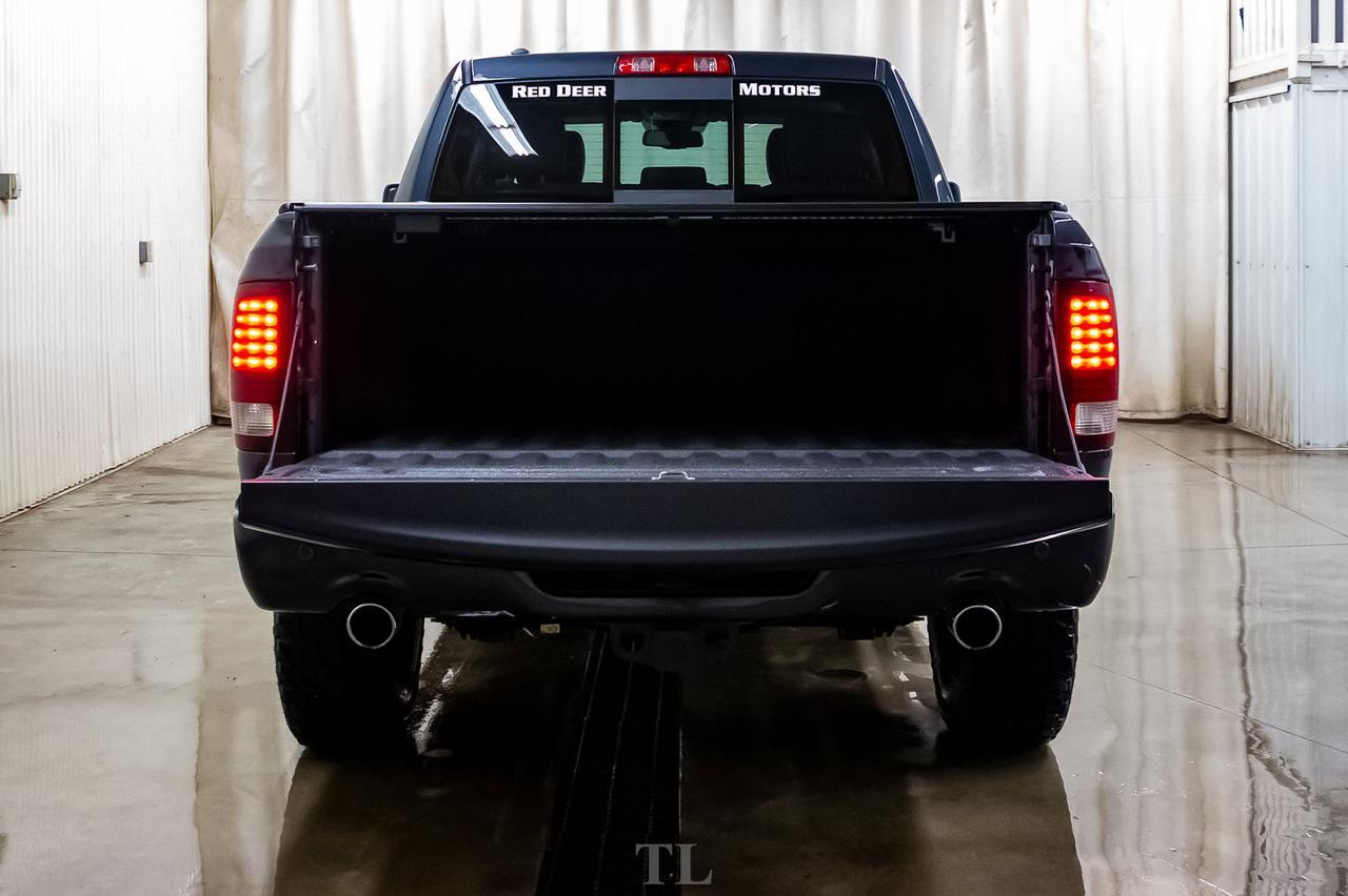 2017 Ram 1500 4x4 Crew Cab Sport Level Kit Wheels Leather Roof Nav Red Deer AB