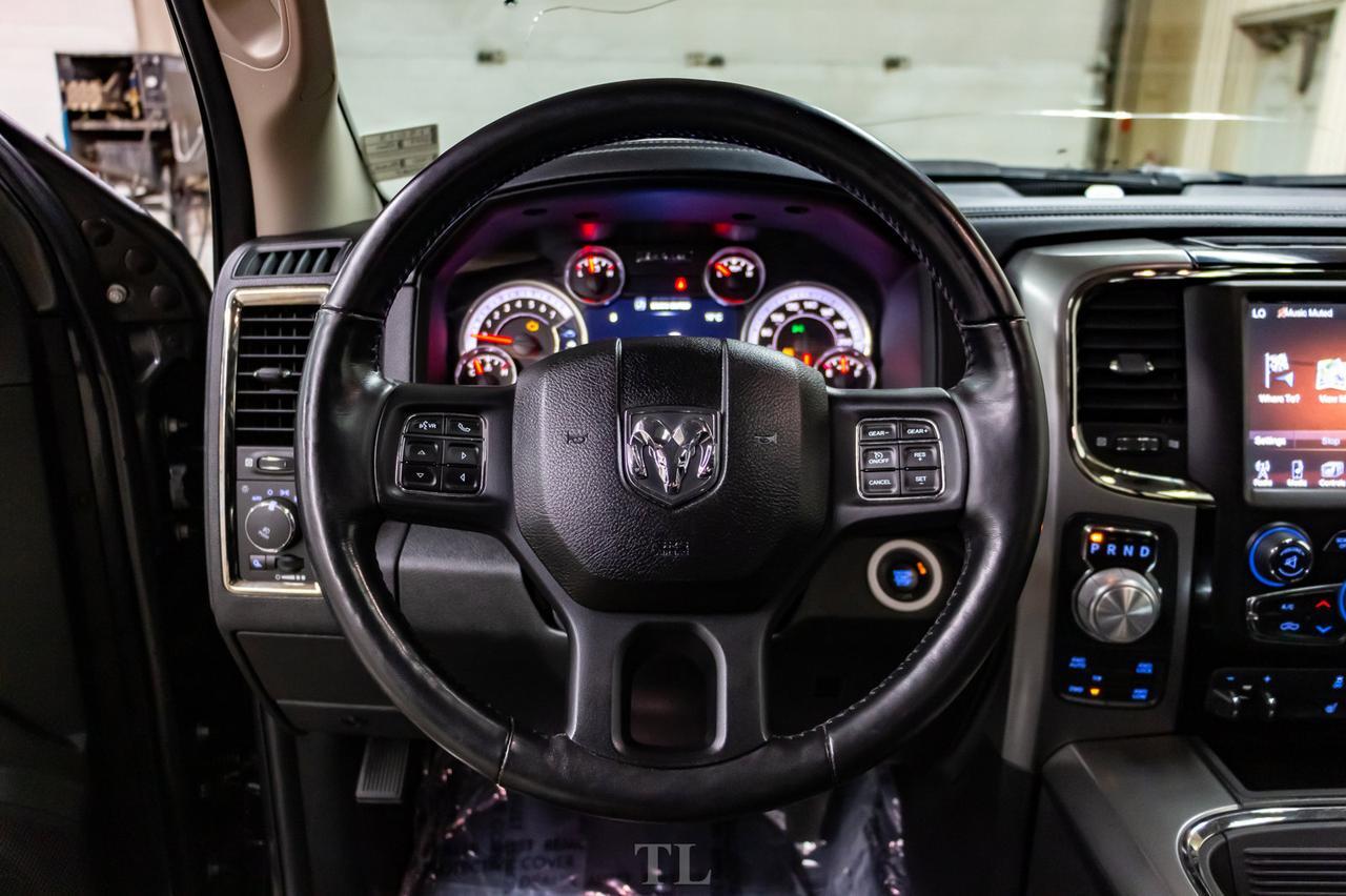 2017 Ram 1500 4x4 Crew Cab Sport Level Kit Wheels Leather Roof Nav Red Deer AB