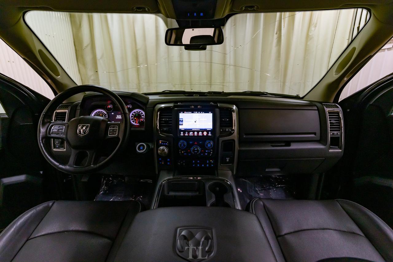 2017 Ram 1500 4x4 Crew Cab Sport Level Kit Wheels Leather Roof Nav Red Deer AB