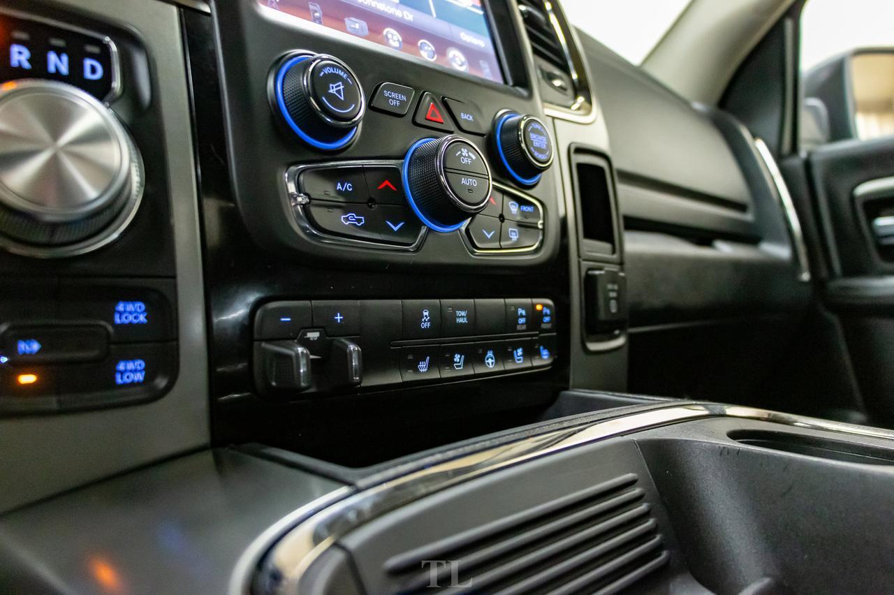 2017 Ram 1500 4x4 Crew Cab Sport Level Kit Wheels Leather Roof Nav Red Deer AB