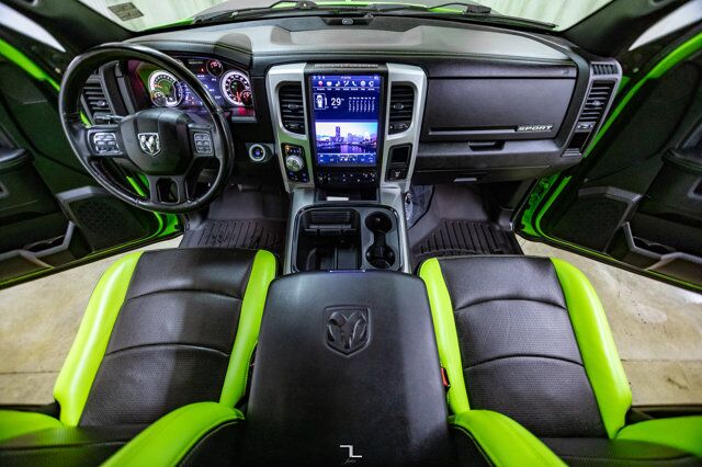 2017 Ram 1500 4x4 Crew Cab Sport Sublime Leather Roof Nav Red Deer AB