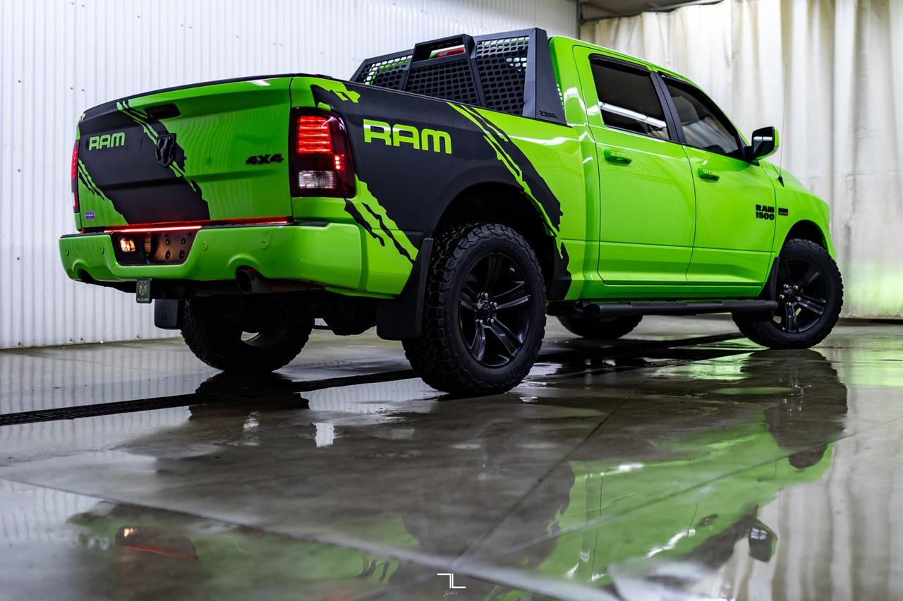 2017 Ram 1500 4x4 Crew Cab Sport Sublime Leather Roof Nav Red Deer AB