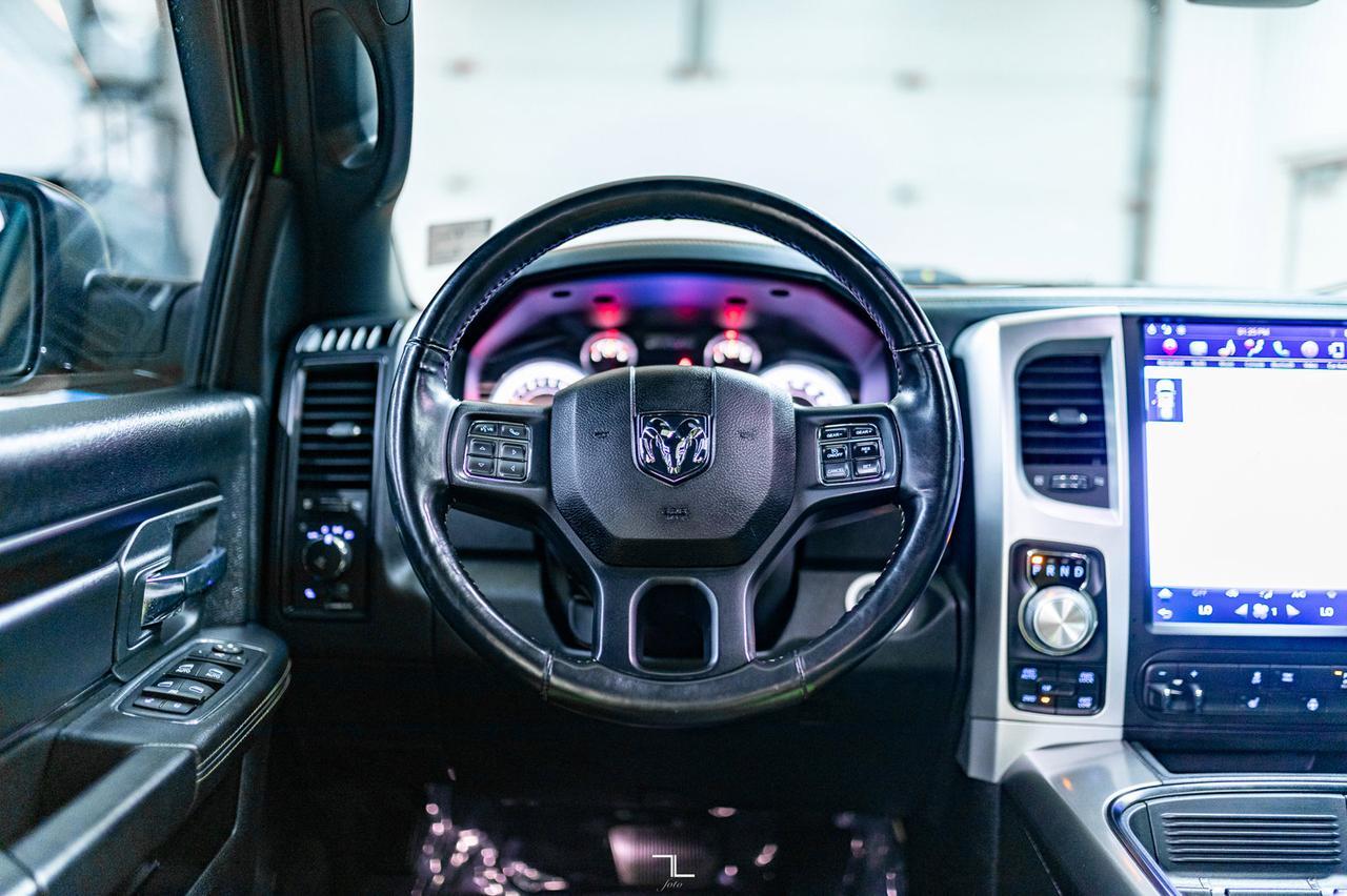 2017 Ram 1500 4x4 Crew Cab Sport Sublime Leather Roof Nav Red Deer AB