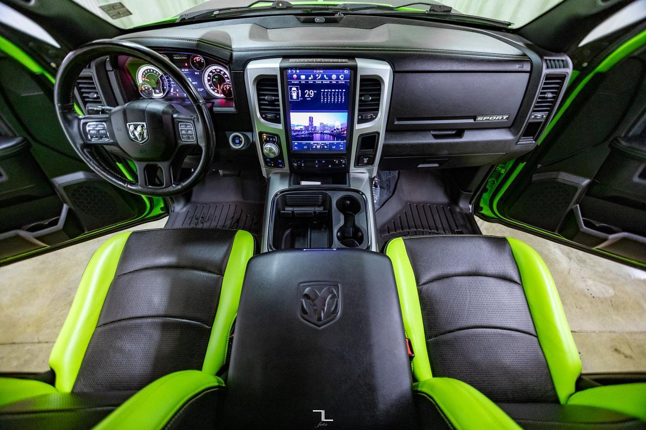 2017 Ram 1500 4x4 Crew Cab Sport Sublime Leather Roof Nav Red Deer AB