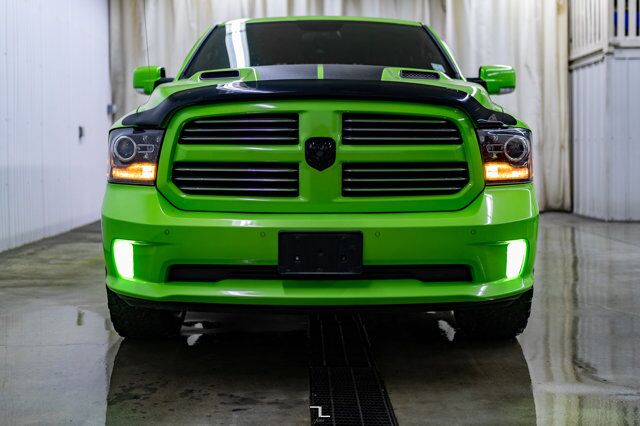 2017 Ram 1500 4x4 Crew Cab Sport Sublime Leather Roof Nav Red Deer AB