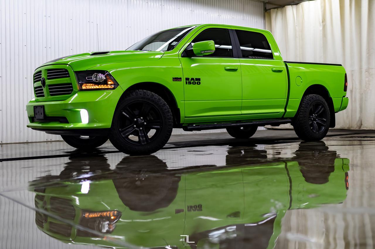 2017 Ram 1500 4x4 Crew Cab Sublime Sport Leather Roof Nav Red Deer AB