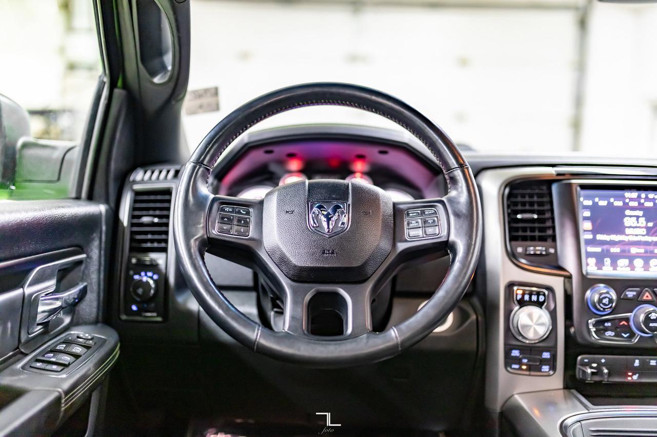 2017 Ram 1500 4x4 Crew Cab Sublime Sport Leather Roof Nav Red Deer AB