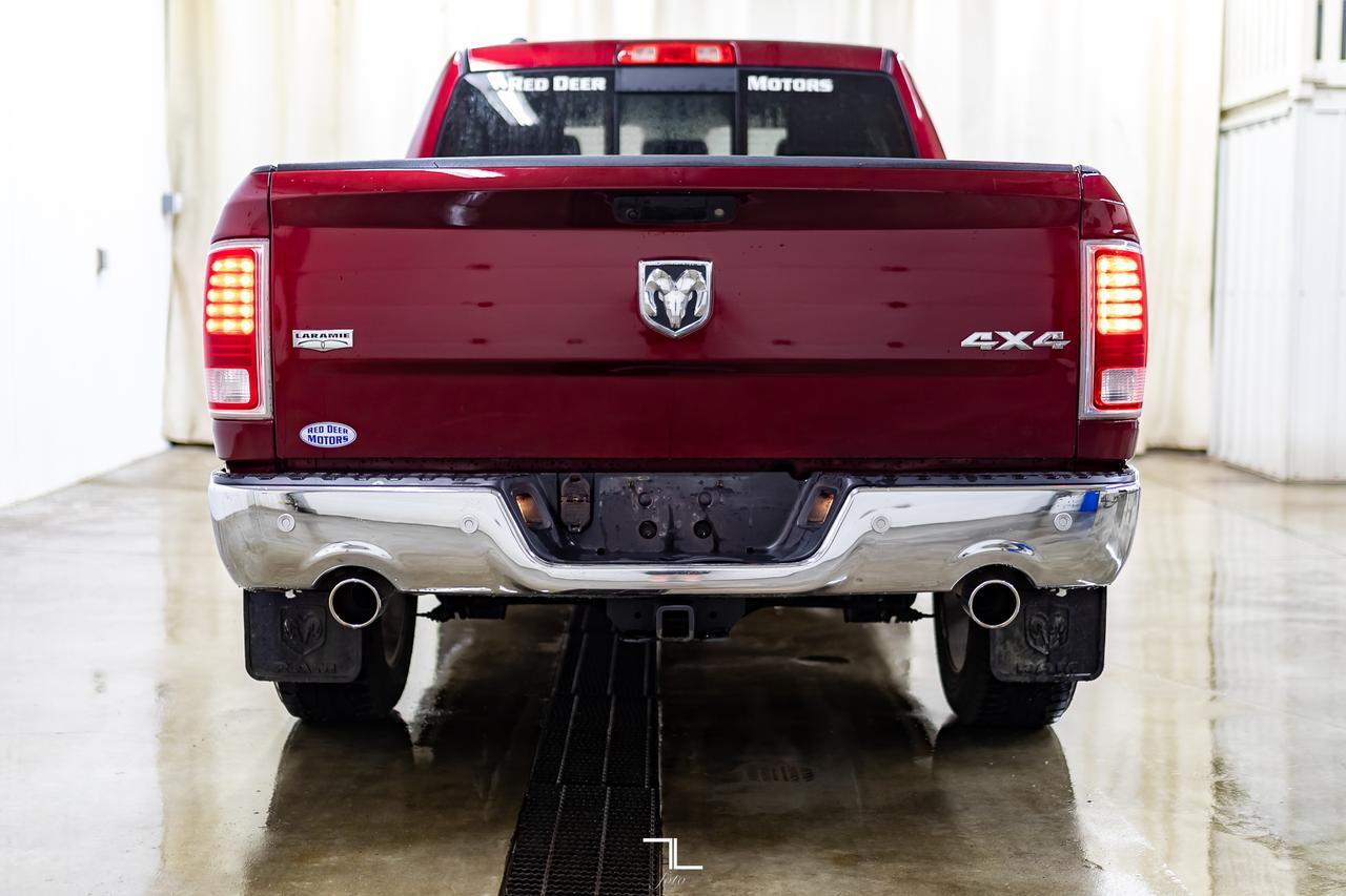 2017 Ram 1500 4x4 Quad Cab Laramie Leather BCam Red Deer AB
