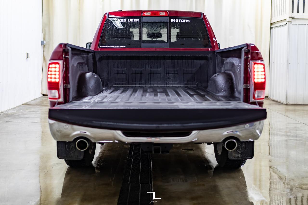 2017 Ram 1500 4x4 Quad Cab Laramie Leather BCam Red Deer AB