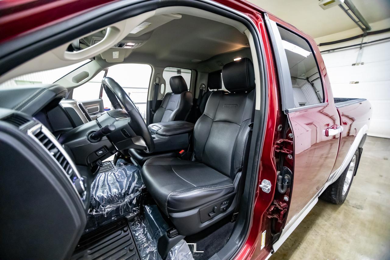 2017 Ram 1500 4x4 Quad Cab Laramie Leather BCam Red Deer AB