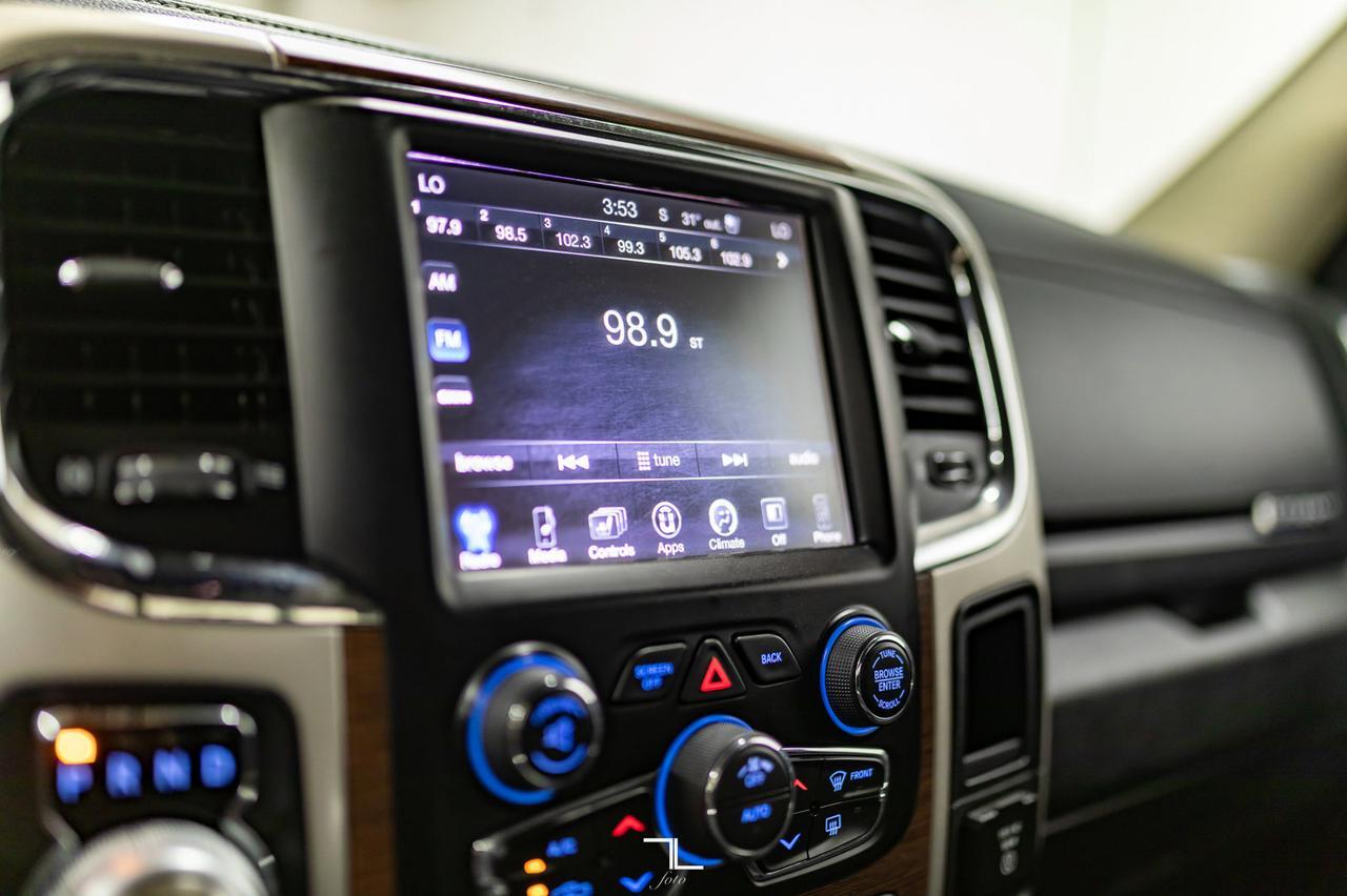 2017 Ram 1500 4x4 Quad Cab Laramie Leather BCam Red Deer AB