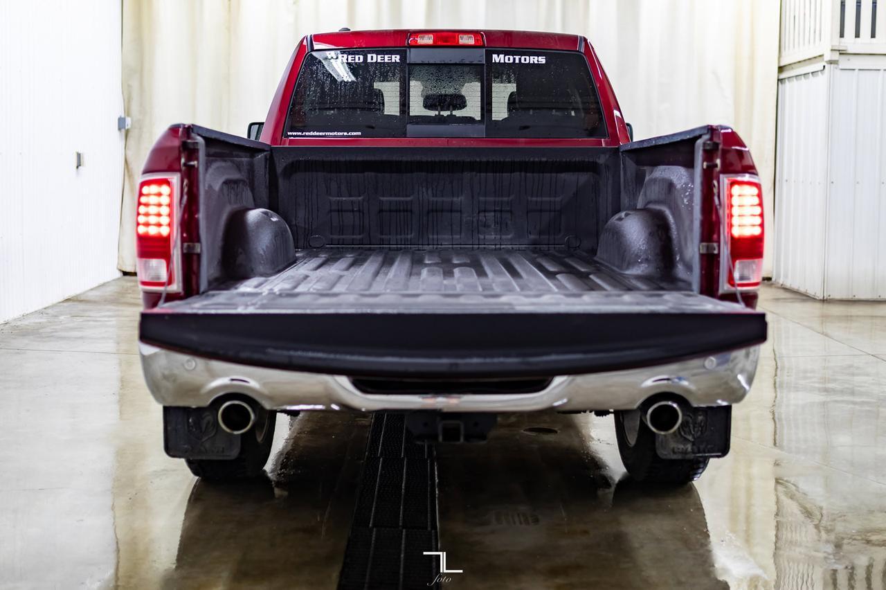 2017 Ram 1500 4x4 Quad Cab Laramie Leather BCam Red Deer AB