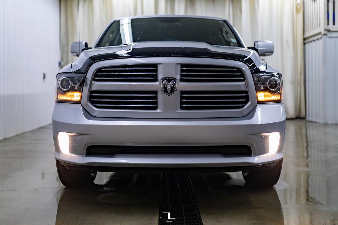 2017 Ram 1500 4x4 Quad Cab Sport HEMI Red Deer AB