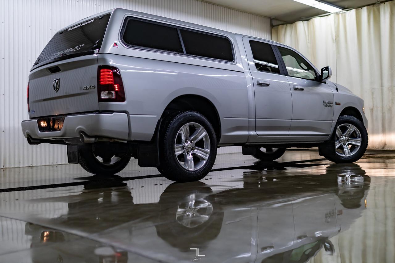 2017 Ram 1500 4x4 Quad Cab Sport HEMI Red Deer AB