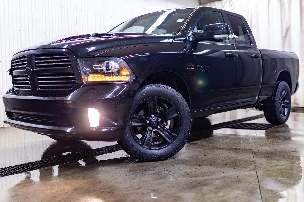 2017 Ram 1500 4x4 Quad Cab Sport PSeat Red Deer AB