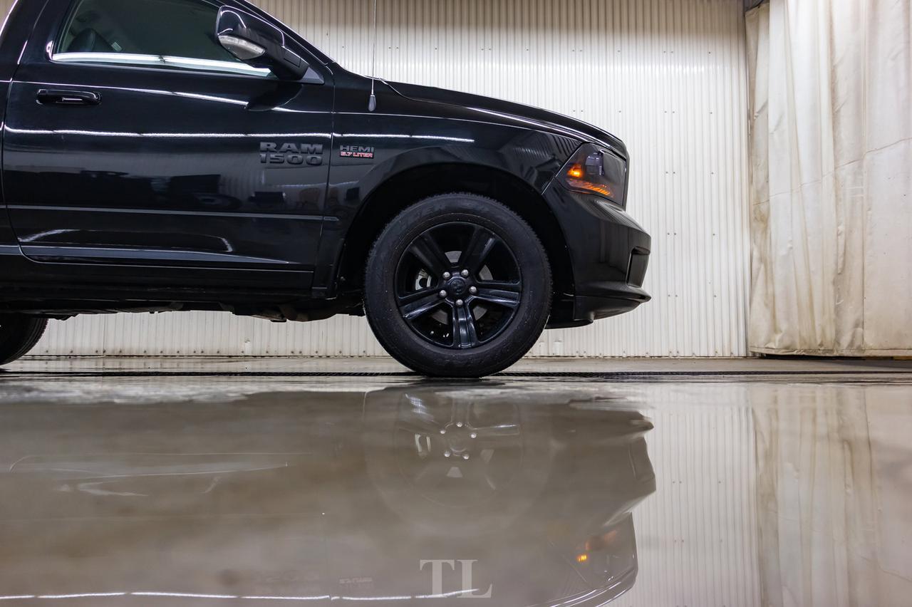 2017 Ram 1500 4x4 Reg Cab Short Box Sport Leather Nav BCam Red Deer AB