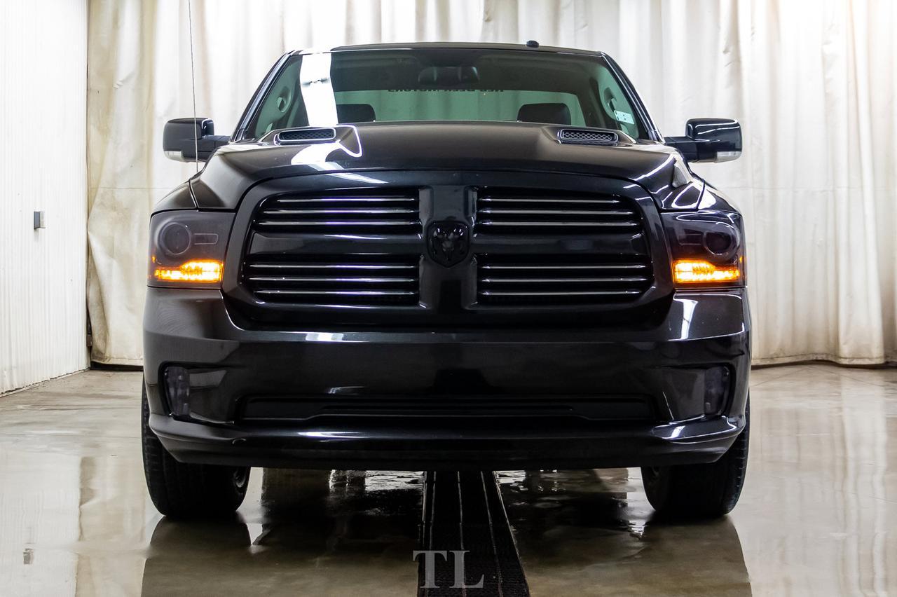 2017 Ram 1500 4x4 Reg Cab Short Box Sport Leather Nav BCam Red Deer AB