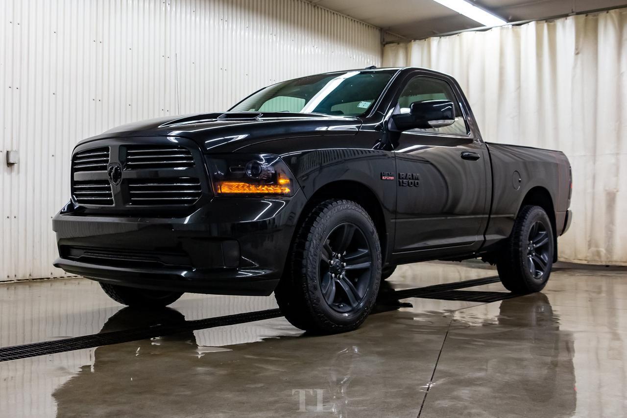 2017 Ram 1500 4x4 Reg Cab Short Box Sport Leather Nav BCam Red Deer AB