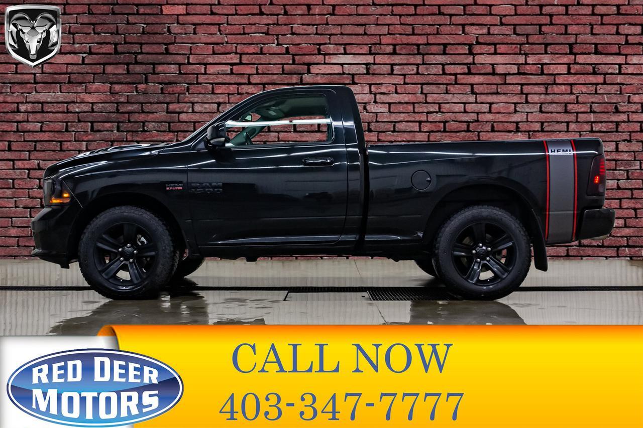 2017 Ram 1500 4x4 Reg Cab Short Box Sport Leather Nav BCam