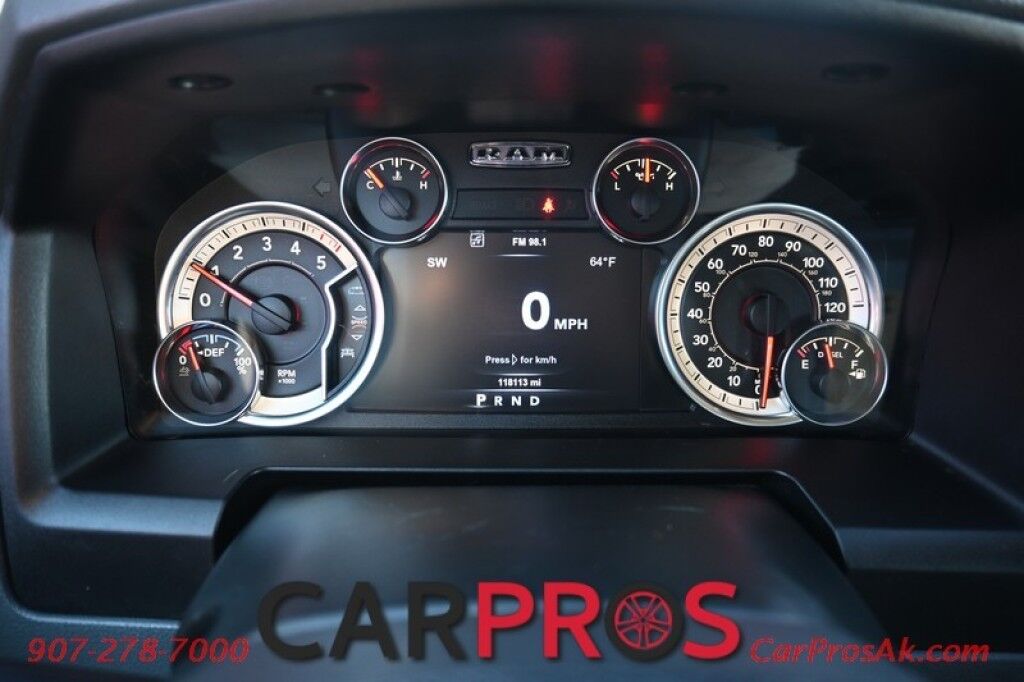 2017 Ram 1500 Big Horn - Crew Cab - 4x4 - 3.0L EcoDiesel V6 - Remote Start - Heated Seats & Steering Wheel - Backup Camera - Front & Rear Park Sensors - Trailer Brake Controller - Tow Pkg - 27 MPG Anchorage AK