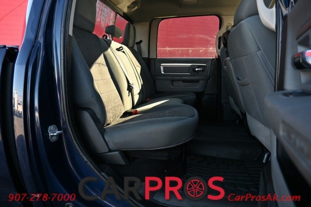 2017 Ram 1500 Big Horn - Crew Cab - 4x4 - 3.0L EcoDiesel V6 - Remote Start - Heated Seats & Steering Wheel - Backup Camera - Front & Rear Park Sensors - Trailer Brake Controller - Tow Pkg - 27 MPG Anchorage AK