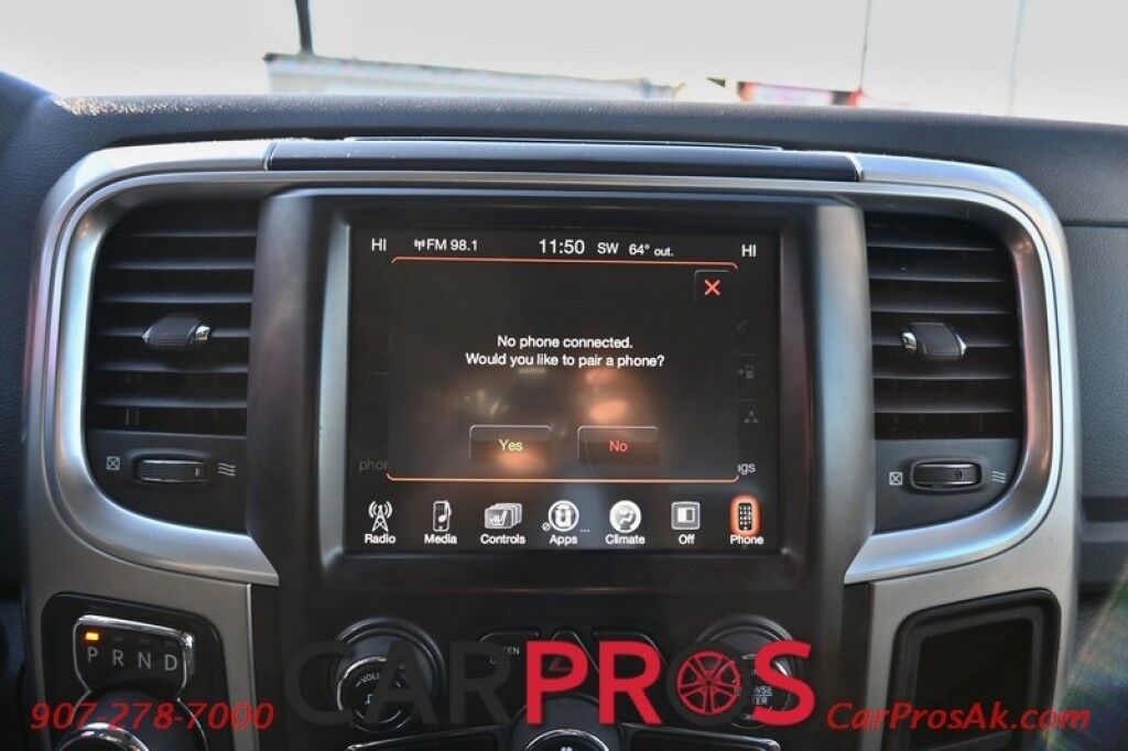 2017 Ram 1500 Big Horn - Crew Cab - 4x4 - 3.0L EcoDiesel V6 - Remote Start - Heated Seats & Steering Wheel - Backup Camera - Front & Rear Park Sensors - Trailer Brake Controller - Tow Pkg - 27 MPG Anchorage AK