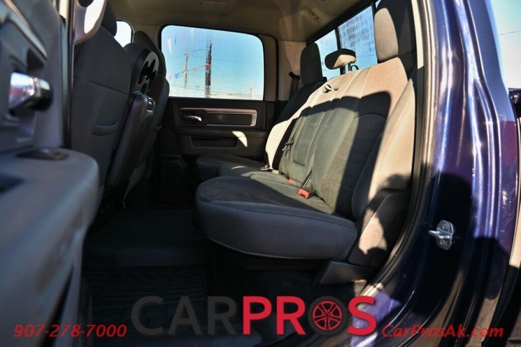 2017 Ram 1500 Big Horn - Crew Cab - 4x4 - 3.0L EcoDiesel V6 - Remote Start - Heated Seats & Steering Wheel - Backup Camera - Front & Rear Park Sensors - Trailer Brake Controller - Tow Pkg - 27 MPG Anchorage AK