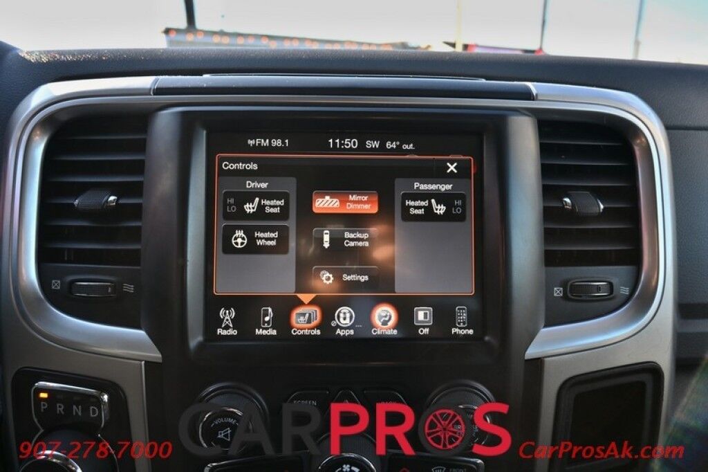 2017 Ram 1500 Big Horn - Crew Cab - 4x4 - 3.0L EcoDiesel V6 - Remote Start - Heated Seats & Steering Wheel - Backup Camera - Front & Rear Park Sensors - Trailer Brake Controller - Tow Pkg - 27 MPG Anchorage AK