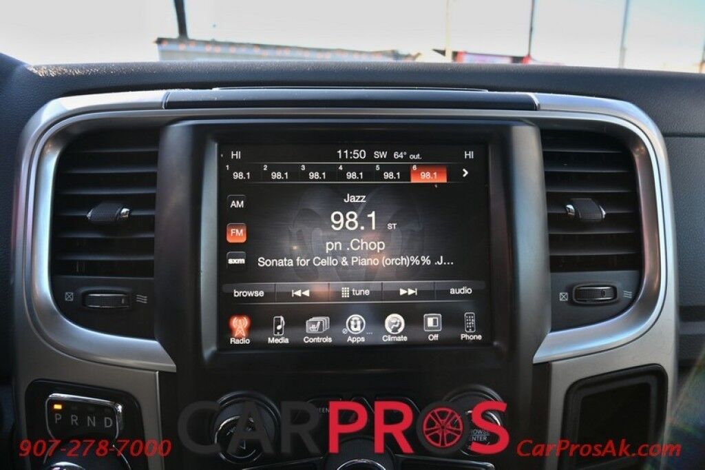 2017 Ram 1500 Big Horn - Crew Cab - 4x4 - 3.0L EcoDiesel V6 - Remote Start - Heated Seats & Steering Wheel - Backup Camera - Front & Rear Park Sensors - Trailer Brake Controller - Tow Pkg - 27 MPG Anchorage AK