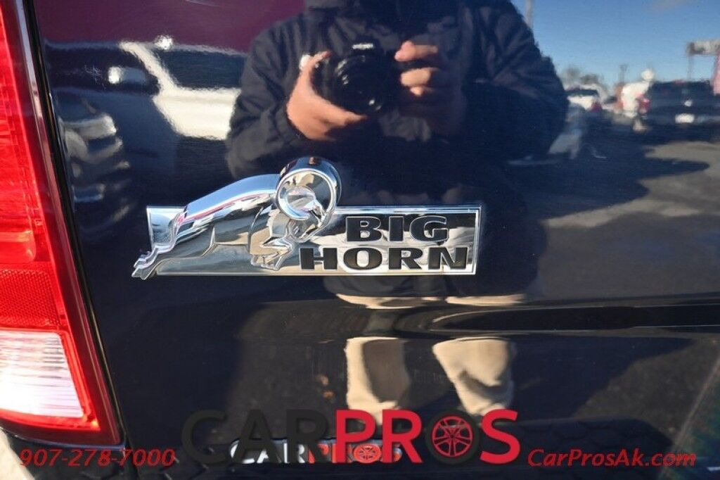 2017 Ram 1500 Big Horn - Crew Cab - 4x4 - 3.0L EcoDiesel V6 - Remote Start - Heated Seats & Steering Wheel - Backup Camera - Front & Rear Park Sensors - Trailer Brake Controller - Tow Pkg - 27 MPG Anchorage AK