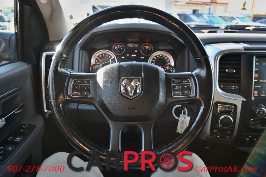 2017 Ram 1500 Big Horn - Crew Cab - 4x4 - 3.0L EcoDiesel V6 - Remote Start - Heated Seats & Steering Wheel - Backup Camera - Front & Rear Park Sensors - Trailer Brake Controller - Tow Pkg - 27 MPG Anchorage AK