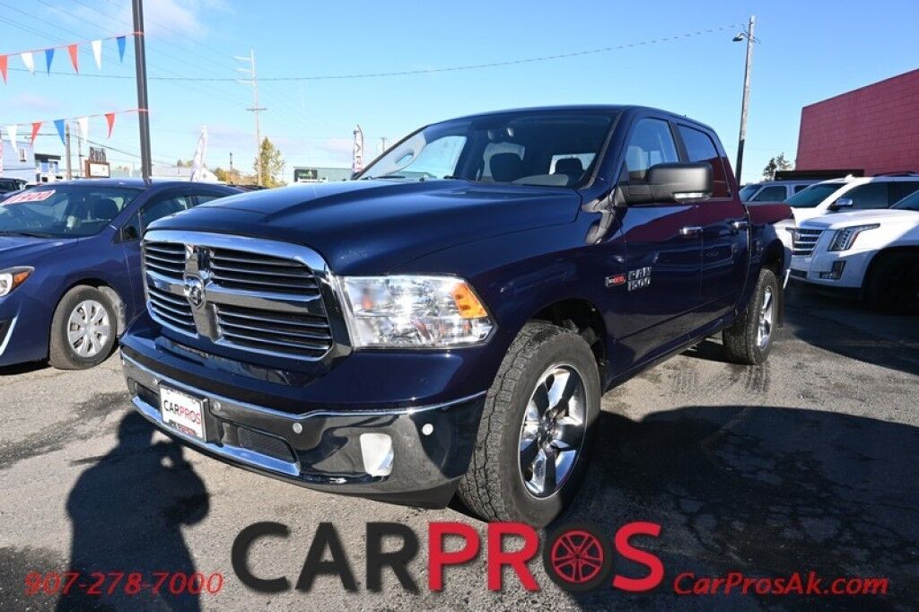 2017 Ram 1500 Big Horn - Crew Cab - 4x4 - 3.0L EcoDiesel V6 - Remote Start - Heated Seats & Steering Wheel - Backup Camera - Front & Rear Park Sensors - Trailer Brake Controller - Tow Pkg - 27 MPG