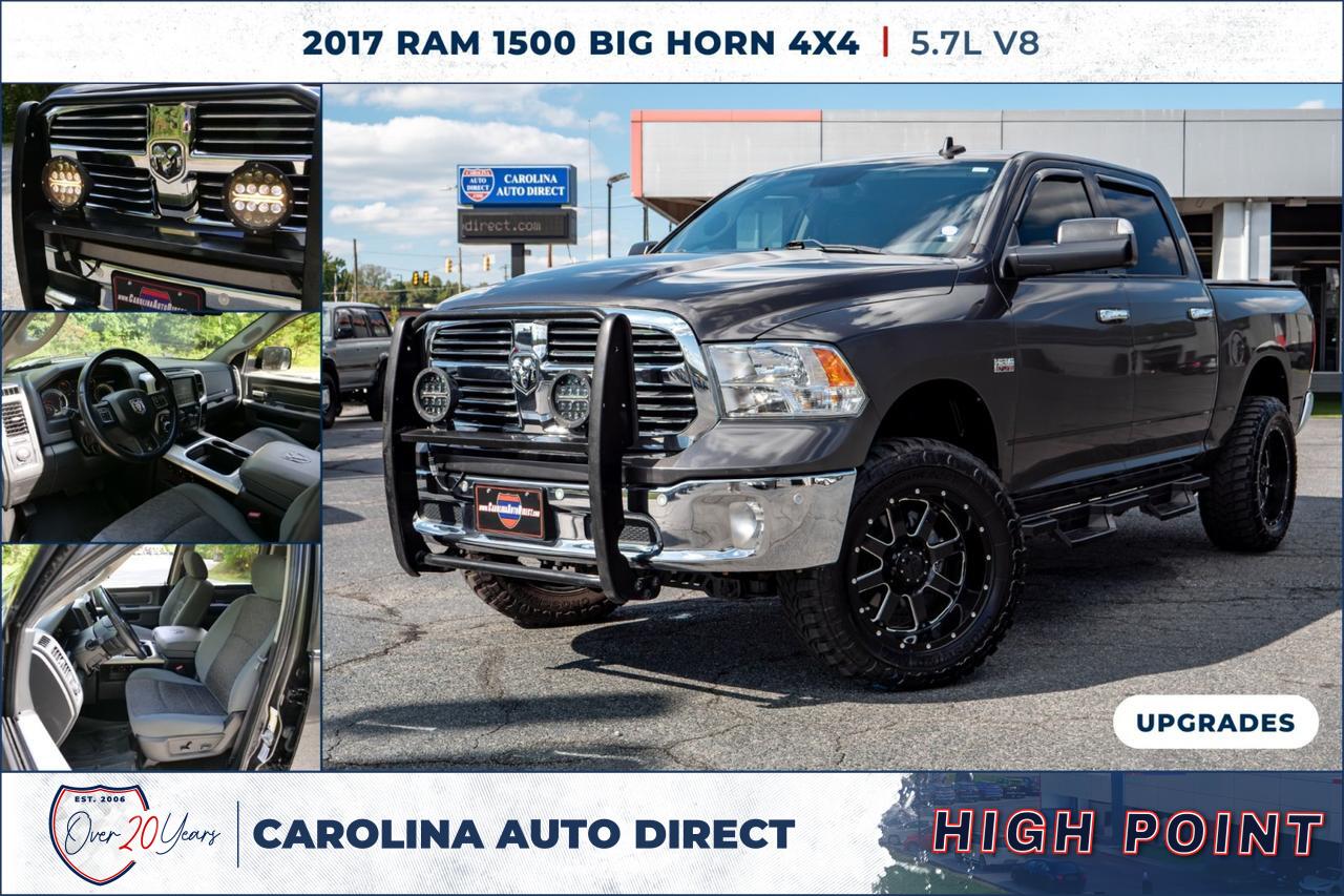2017 Ram 1500 Big Horn 4X4 / UPGRADES / 5.7L V8 Hemi