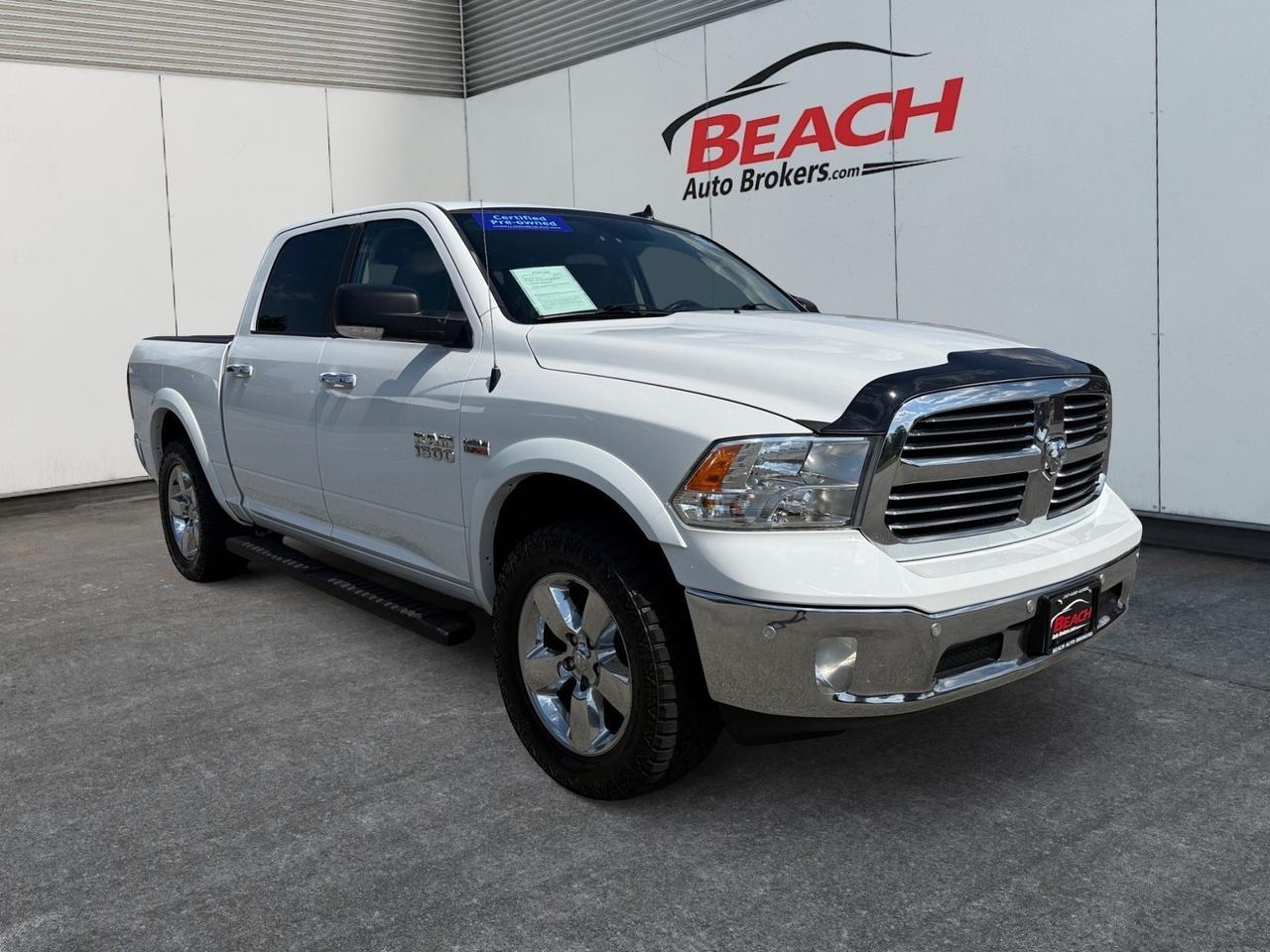 2017 Ram 1500 Big Horn, HEATED SEATS, HEATED STEERING WHEEL, POWER/HEATED MIRRORS, POWER FOLDING MIRRORS, BLUETOOTH, NAVIGATION, BACKUP CAMERA, BED LINER, TOW PACKAGE, REMOTE START, COME AND TEST DRIVE THIS RAM 1500 TODAY!