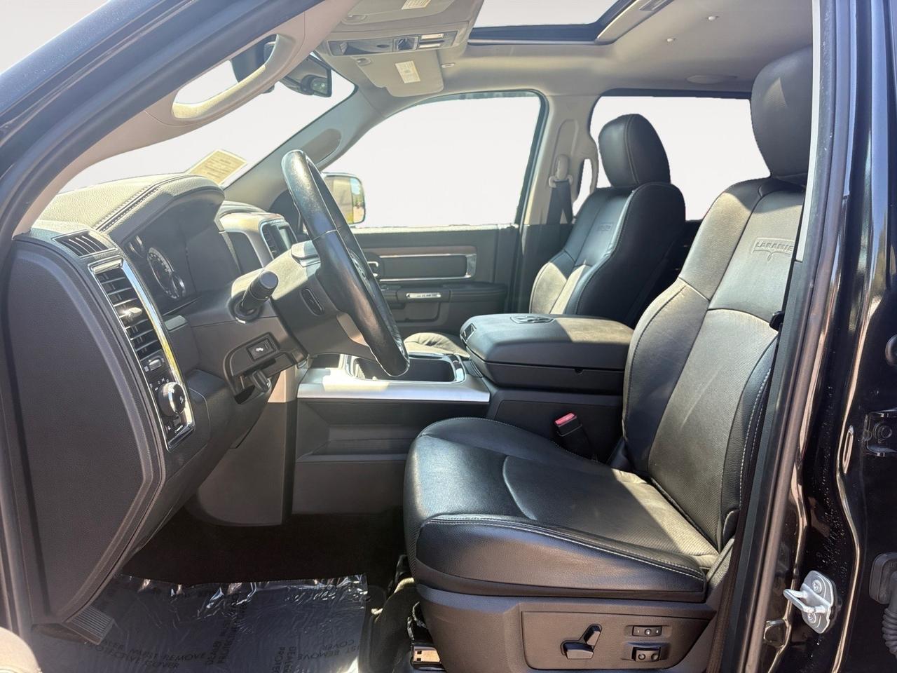 2017 Ram 1500 Laramie, REAR POWER SLIDING WINDOW, LED BED LIGHTING, RUNNING BOARDS, BED LINER, TOW PACKAGE, BACKUP CAMERA, POWER SUNROOF, HEATED & VENTILATED SEATS, LOW MILEAGE, SEE THIS RAM TODAY! Virginia Beach VA