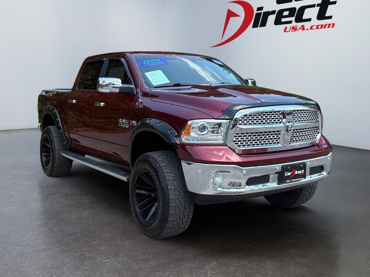 2017 Ram 1500 Laramie, TOW PACKAGE, SUNROOF, RAM BOX CARGO, REMOTE START, UCONNECT BLUETOOTH, HEATED & VENTILATED SEATS, HEATED REAR SEATS, NAVIGATION, REAR POWER SLIDING WINDOW, ONLY 89K MILES, THIS RAM IS READY TO BE IN YOUR DRIVEWAY! Virginia Beach VA