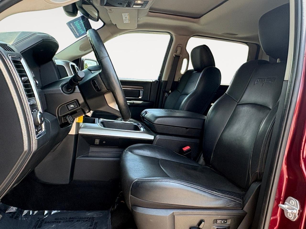 2017 Ram 1500 Laramie, TOW PACKAGE, SUNROOF, RAM BOX CARGO, REMOTE START, UCONNECT BLUETOOTH, HEATED & VENTILATED SEATS, HEATED REAR SEATS, NAVIGATION, REAR POWER SLIDING WINDOW, ONLY 89K MILES, THIS RAM IS READY TO BE IN YOUR DRIVEWAY!