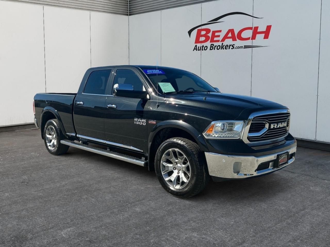 2017 Ram 1500 Limited, HEATED/VENTILATED SEATS, HEATED REAR SEATS, SUNROOF, BLUETOOTH, POWER FOLDING MIRRORS, TOW PACKAGE, BED LINER, RUNNING BOARDS, POWER SLIDING REAR WINDOW, CLEAN CARFAX, LOW MILES! Norfolk VA