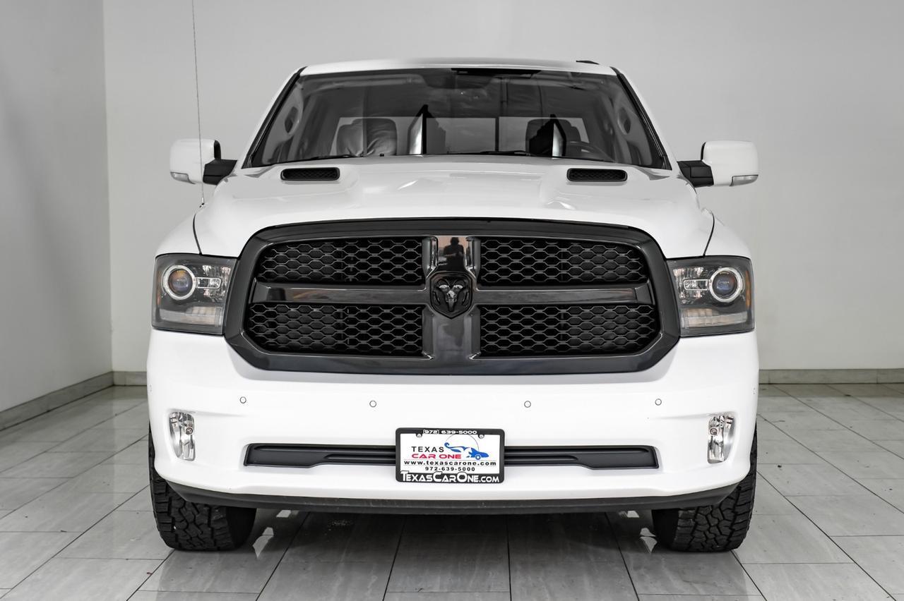 2017 Ram 1500 NIGHT EDITION CREW CAB 4WD 5.7L HEMI AUTOMATIC REAR CAMERA KEYLESS START TOW HITCH RUNNING BOARDS