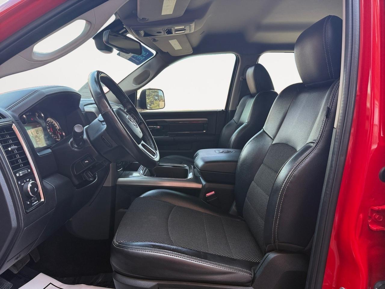 2017 Ram 1500 Night, HEATED SEATS, HEATED STEERING WHEEL, TONNEAU COVER, BACKUP CAMERA, POWER/HEATED MIRRORS, POWER FOLDING MIRRORS, POWER SLIDING REAR WINDOW, BLUETOOTH, REMOTE KEYLESS ENTRY, BED LINER, TOW PACKAGE, CLEAN CARFAX! Norfolk VA